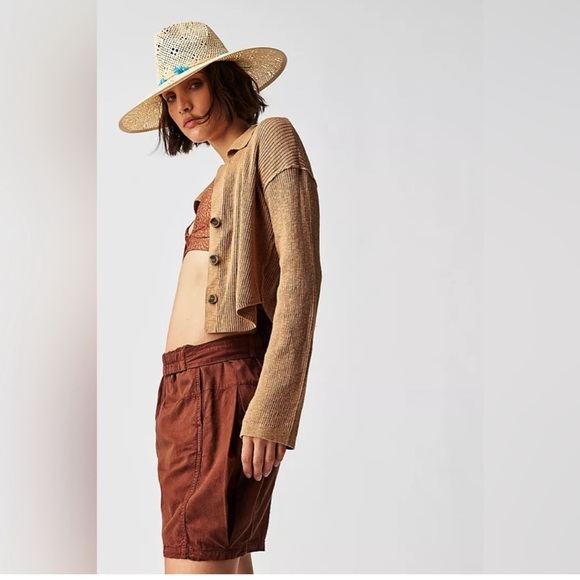 Free People Ella Sweater Shirt in Iced Coffee Size XS New With Tags! - Picture 3 of 9